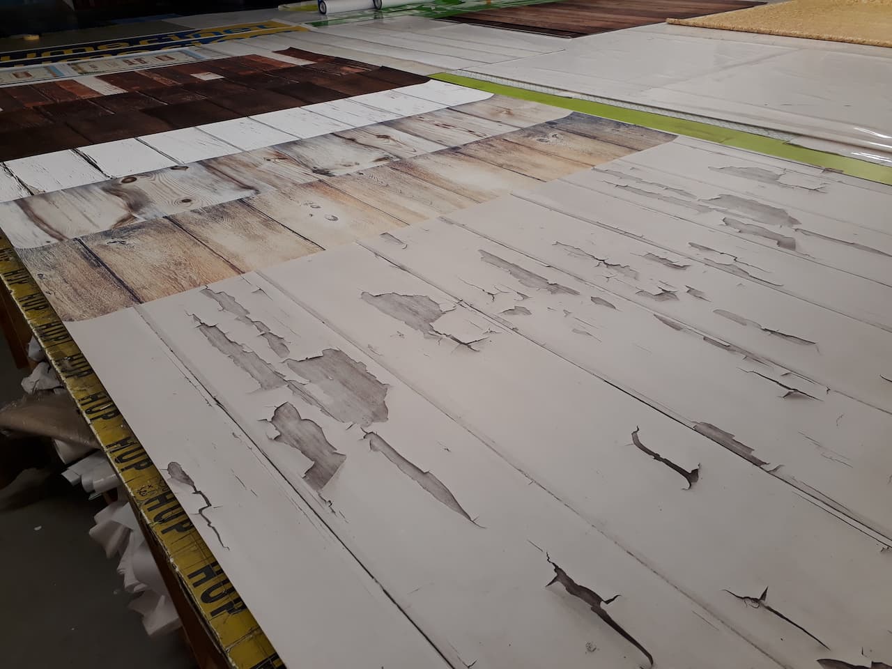 Fotopozadí – 2. fotka potištěného materiálu