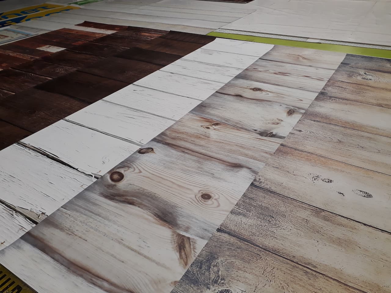 Fotopozadí – 3. fotka potištěného materiálu