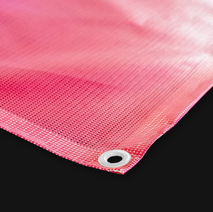 Banner MESH – 1. fotka potištěného materiálu